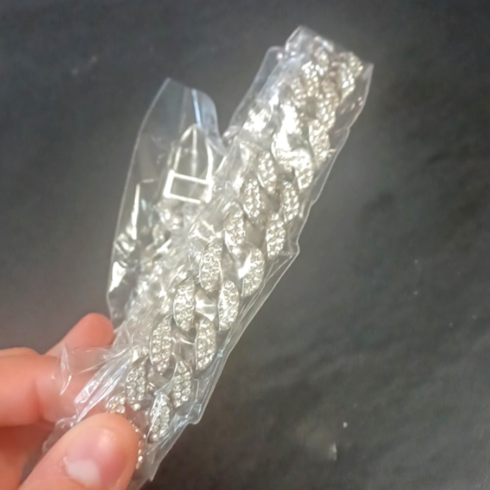 New! sliver neckless-18inches (45cm)